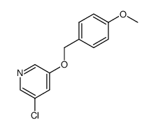 3-Chloro-5-(4-methoxy-benzyloxy)-pyridine Structure