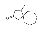 Spiro[4.6]undecan-2-one, 4-methyl-1-methylene- (9CI) structure