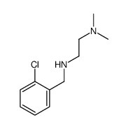 N-[(2-chlorophenyl)methyl]-N',N'-dimethylethane-1,2-diamine结构式