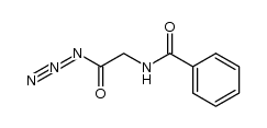 hippuric acid azide Structure