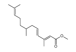 methyl 3,7,11-trimethyldodeca-2,4,10-trienoate结构式