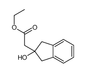 ethyl 2-(2-hydroxy-1,3-dihydroinden-2-yl)acetate Structure