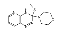 3-methylsulfanyl-3-morpholin-4-yl-3,4-dihydro-pyrido[2,3-e][1,2,4]triazine结构式