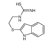 2-(1H-indol-2-ylsulfanyl)ethylthiourea结构式