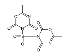 6-methyl-3-[(6-methyl-2,4-dioxo-1,3,5-oxadiazin-3-yl)sulfonyl]-1,3,5-oxadiazine-2,4-dione Structure