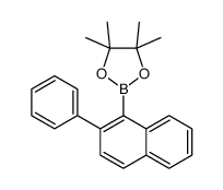 4,4,5,5-tetramethyl-2-(2-phenylnaphthalen-1-yl)-1,3,2-dioxaborolane structure