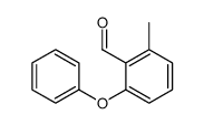 2-methyl-6-phenoxybenzaldehyde Structure