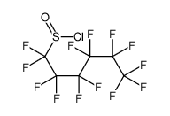 1,1,2,2,3,3,4,4,5,5,6,6,6-tridecafluorohexane-1-sulfinyl chloride Structure