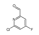 6-chloro-4-fluoropyridine-2-carbaldehyde结构式
