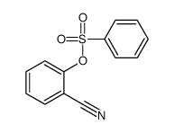 (2-cyanophenyl) benzenesulfonate结构式