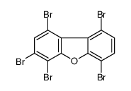 1,3,4,6,9-pentabromodibenzofuran结构式