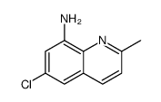 6-chloro-2-methylquinolin-8-amine结构式