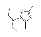 N,N-diethyl-2,4-dimethyl-1,3-oxazol-5-amine结构式