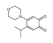 4-morpholin-4-yl-5-propan-2-ylcyclohexa-3,5-diene-1,2-dione结构式