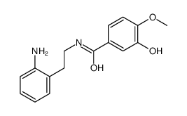 N-[2-(2-aminophenyl)ethyl]-3-hydroxy-4-methoxybenzamide Structure