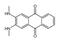 2,3-bis(methylamino)anthracene-9,10-dione Structure