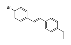 1-bromo-4-[2-(4-ethylphenyl)ethenyl]benzene Structure