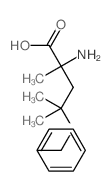 2-amino-2,4-dimethyl-4-phenylmethoxypentanoic acid结构式