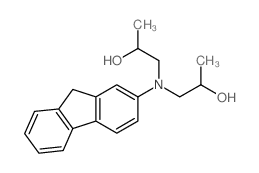 2-Propanol,1,1'-(fluoren-2-ylimino)di- (7CI,8CI) Structure