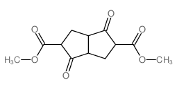 dimethyl 1,4-dioxo-2,3,3a,5,6,6a-hexahydropentalene-2,5-dicarboxylate结构式