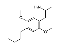 1-(4-butyl-2,5-dimethoxyphenyl)propan-2-amine structure