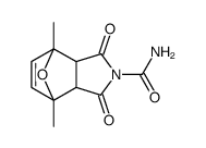 4,7-dimethyl-1,3-dioxo-1,3,3a,4,7,7a-hexahydro-4,7-epioxido-isoindole-2-carboxylic acid amide Structure