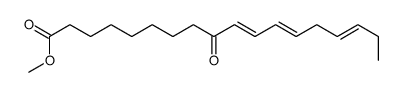 methyl 9-oxooctadeca-10,12,15-trienoate结构式