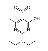 2-(diethylamino)-6-methyl-5-nitro-1H-pyrimidin-4-one Structure