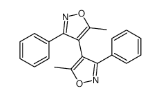 5-methyl-4-(5-methyl-3-phenyl-1,2-oxazol-4-yl)-3-phenyl-1,2-oxazole结构式