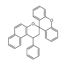 1-phenylspiro[1,2-dihydrobenzo[f]chromene-3,9'-xanthene]结构式