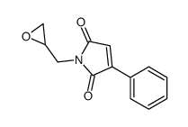 1-(oxiran-2-ylmethyl)-3-phenylpyrrole-2,5-dione结构式
