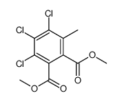 dimethyl 3,4,5-trichloro-6-methylbenzene-1,2-dicarboxylate Structure