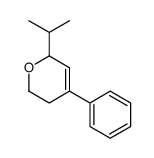 4-phenyl-6-propan-2-yl-3,6-dihydro-2H-pyran结构式