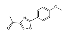 1-[2-(4-methoxy-phenyl)-thiazol-4-yl]-ethanone Structure