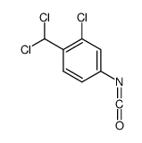 2-chloro-1-(dichloromethyl)-4-isocyanatobenzene结构式