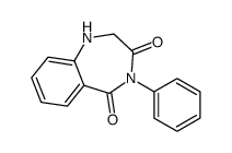 4-phenyl-1,2-dihydro-1,4-benzodiazepine-3,5-dione结构式