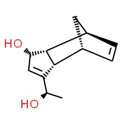 4,7-Methano-1H-indene-3-methanol,3a,4,7,7a-tetrahydro-1-hydroxy--alpha--methyl-,(-alpha-R,1R,3aS,4R,7S,7aR)-(9CI) Structure