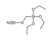 triethoxysilylmethyl thiocyanate Structure