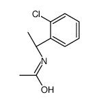 N-[(1S)-1-(2-chlorophenyl)ethyl]acetamide Structure