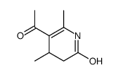 2(1H)-Pyridinone, 5-acetyl-3,4-dihydro-4,6-dimethyl- (9CI)结构式