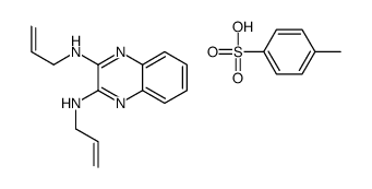 N,N'-diallylquinoxaline-2,3-diamine monotoluene-p-sulphonate structure