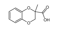 2-methyl-1,4-benzodioxan-2-carboxylic acid Structure