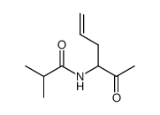 Propanamide,N-(1-acetyl-3-butenyl)-2-methyl- (9CI)结构式