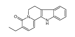 3-ethyl-7,12-dihydro-6H-indolo[2,3-a]quinolizin-4-one结构式