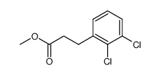 methyl 3-(2,3-dichlorophenyl)propionate结构式