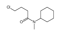 4-chloro-N-cyclohexyl-N-methylbutanamide结构式