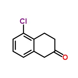 5-CHLORO-2-TETRALONE structure