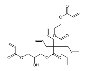2-hydroxy-3-[(1-oxoallyl)oxy]propyl 2-[(1-oxoallyl)oxy]ethyl tetrapropenylsuccinate Structure