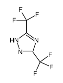 1H-1,2,4-TRIAZOLE,3,5-BIS(TRIFLUOROMETHYL)- Structure