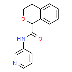 1H-2-Benzopyran-1-carboxamide,3,4-dihydro-N-3-pyridinyl-(9CI) structure